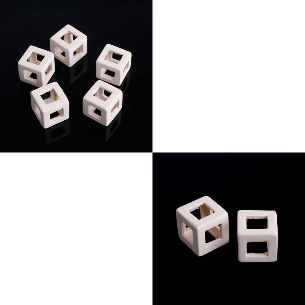 Hide Cave Ceramic - Dekoracja akwarium Sześcienne jaskinie Ceramiczne schroniska
