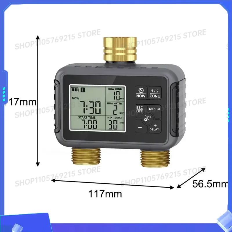 Timer Dual Outlet - Inteligentny sterownik nawadniania, wodoodporny timer do