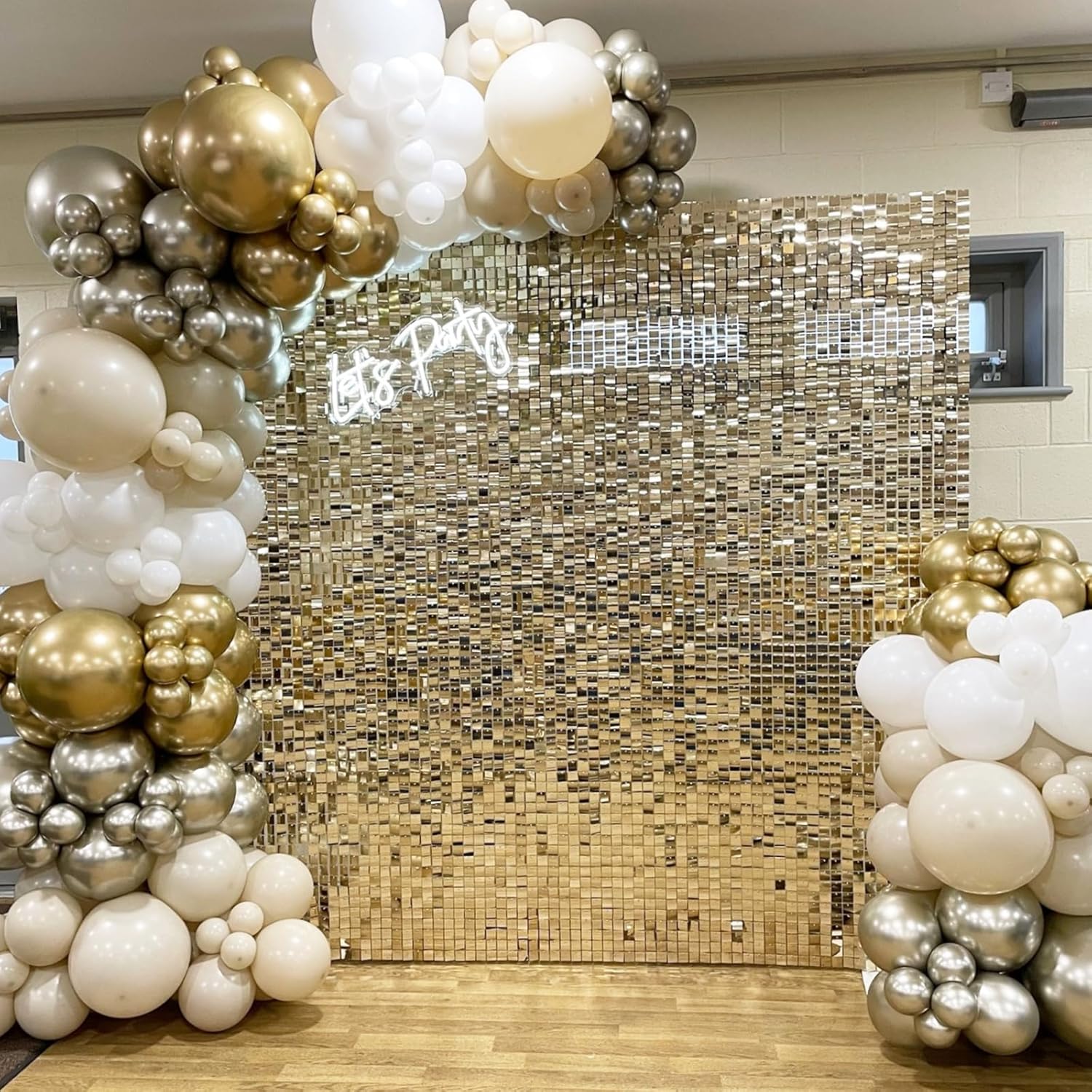 12 szt. Złote, błyszczące pane – Pvc Panel Background recenzja i cena
