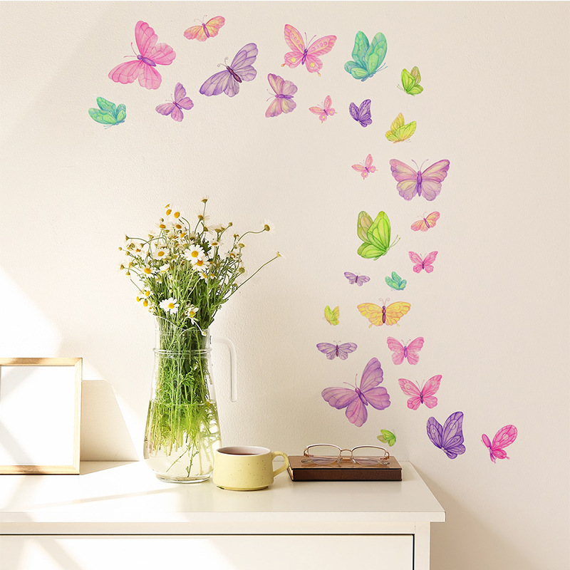 Romantyczny motyl Naklejki ści – Pvc Panel Background recenzja i cena