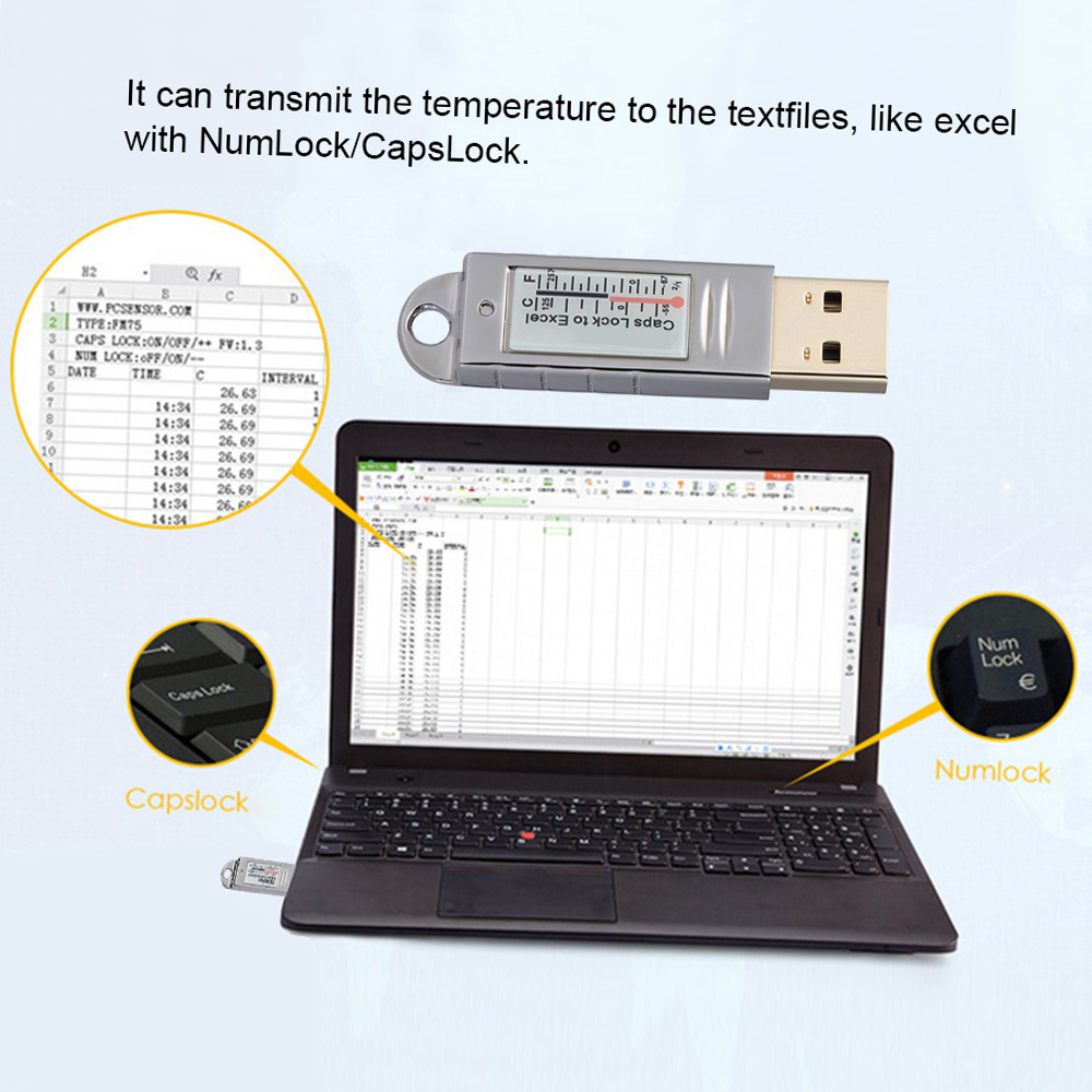 Termometr i higrometr USB PCse – Digital Hygrometer Probe recenzja i cena